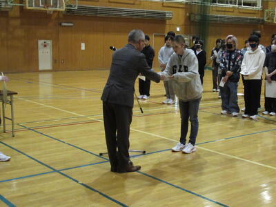 定体連全国大会　バトミントン３位